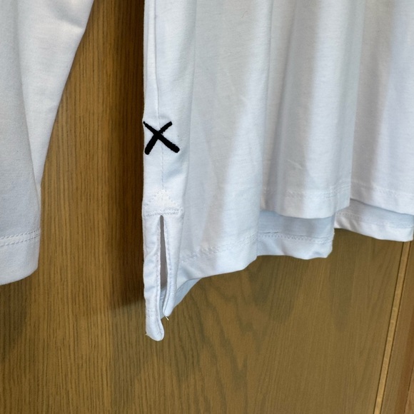 Cuts Pyca Pro Clothing Classic White Long Sleeve Henley Split-Hem Pullover / xlg - Picture 2 of 8